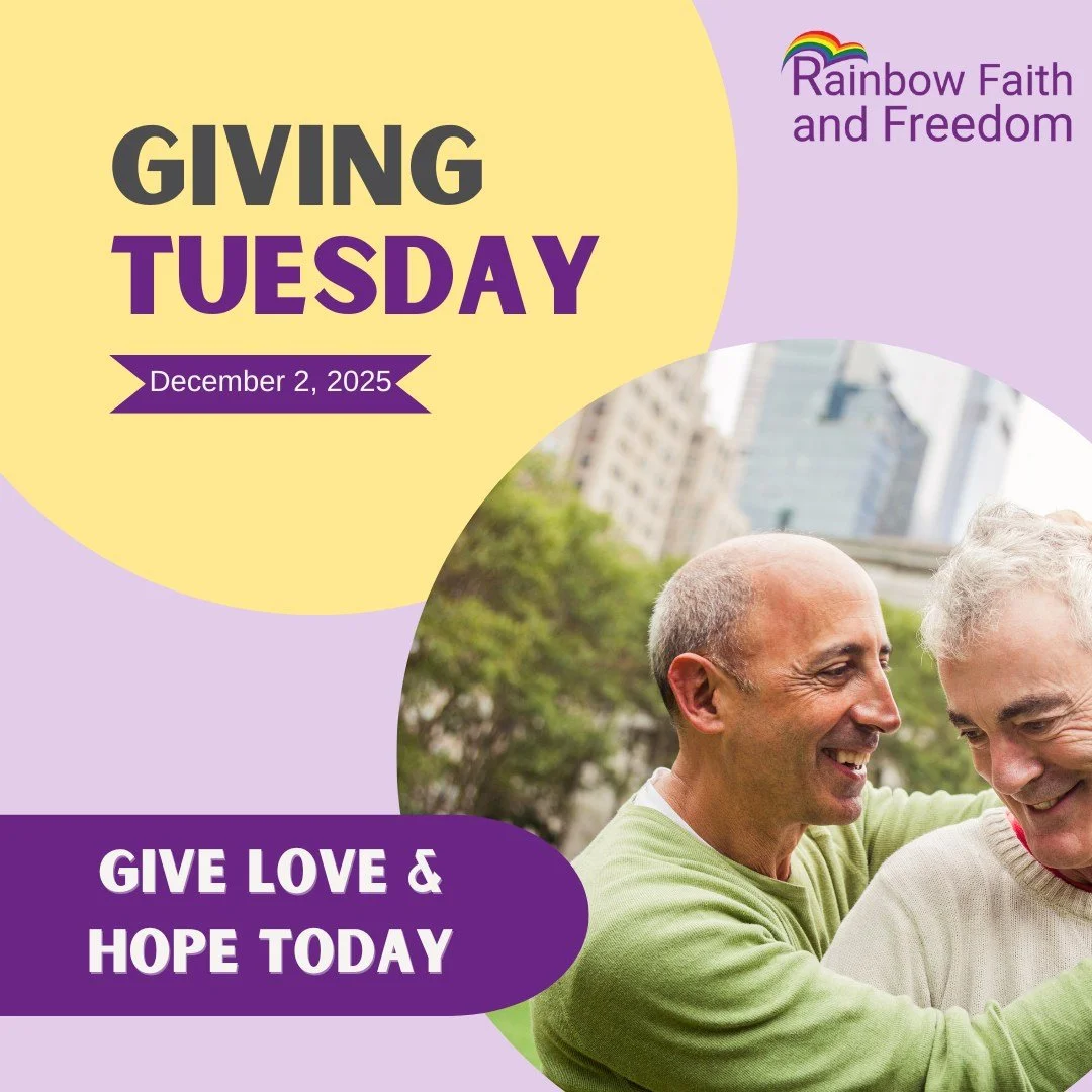 Faith Shouldn't Hurt!

🟣 57% of LGBTQ+ people of faith in our research said they have heard harmful or exclusionary messages in a place of worship they once loved.

No one should have to choose between their faith and their identity. Rainbow Faith &