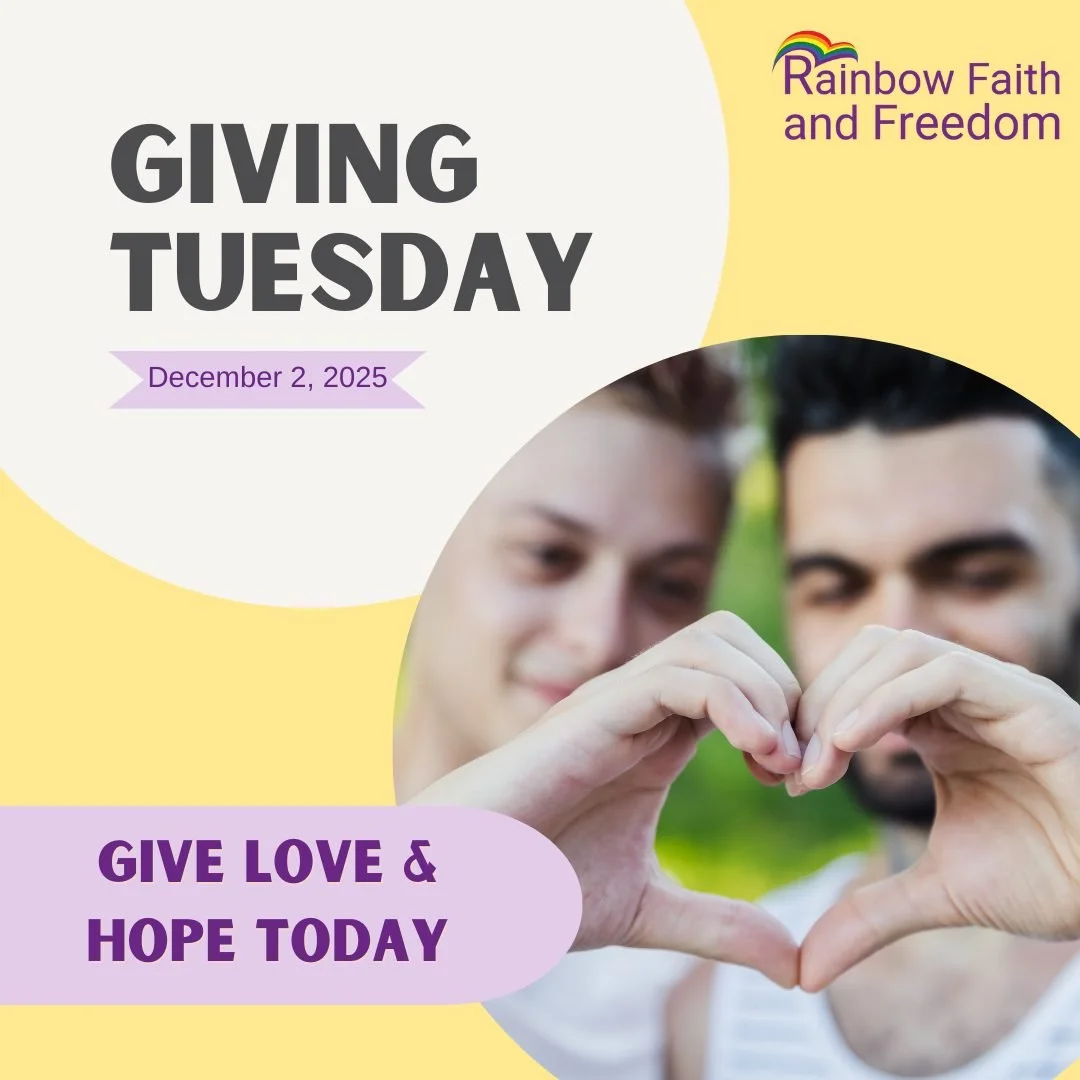 Faith Shouldn't Hurt!

🟣 57% of LGBTQ+ people of faith in our research said they have heard harmful or exclusionary messages in a place of worship they once loved.

No one should have to choose between their faith and their identity. Rainbow Faith &