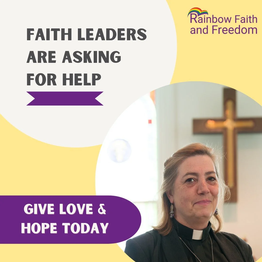 🟣 In our interviews, 82% of clergy said they want practical tools to respond to anti-LGBTQ+ attitudes in their congregations.
 
We give them those tools. Honest conversations. Real strategies. Real impact.

➡️ Join our Monthly Giving Circle and help