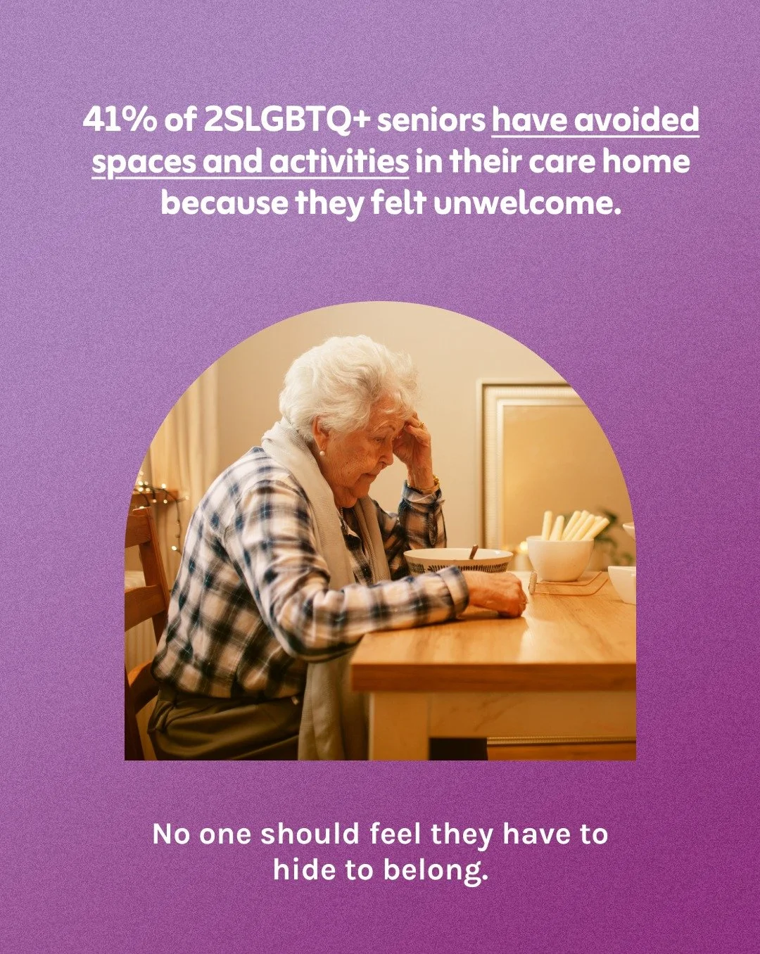🌈 Many 2SLGBTQ+ seniors face subtle but serious barriers in senior care&mdash;from a lack of representation to staff untrained in their unique health needs.

A lifetime of discrimination can show up in the body as isolation, anxiety, and delayed car