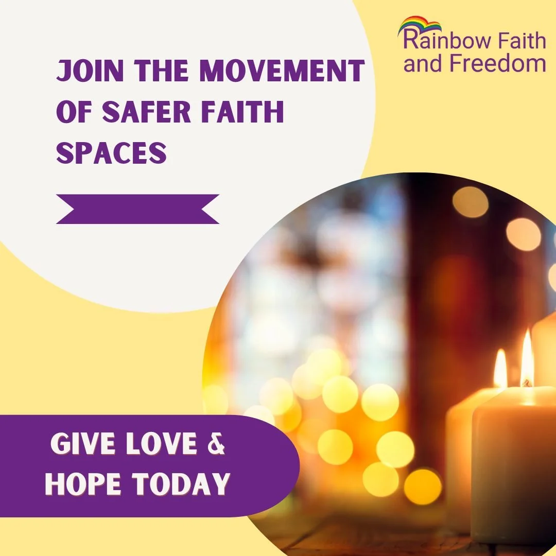 🟣 Every $25/month helps us train one additional congregation each year.
 
Together, we can transform faith communities across Canada.
Together, we can end religious-based homophobia and transphobia.

➡️ Become a monthly donor today and help build a 