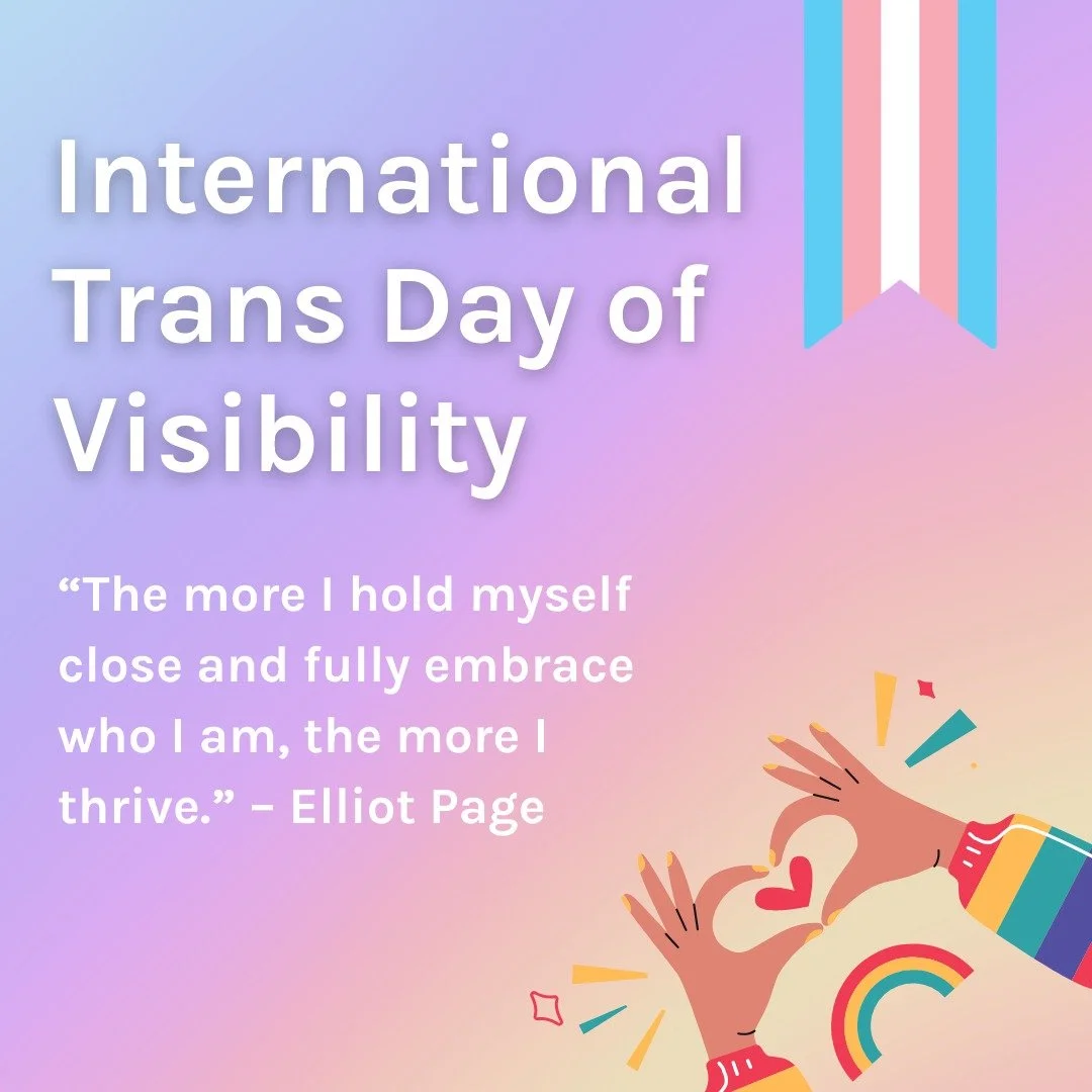 🏳️&zwj;⚧️ International Day of Trans Visibility 🏳️&zwj;⚧️

Today we celebrate the strength, resilience, and beauty of trans and nonbinary people in our communities.

At Rainbow Faith and Freedom, we affirm that trans lives are sacred, valued, and w