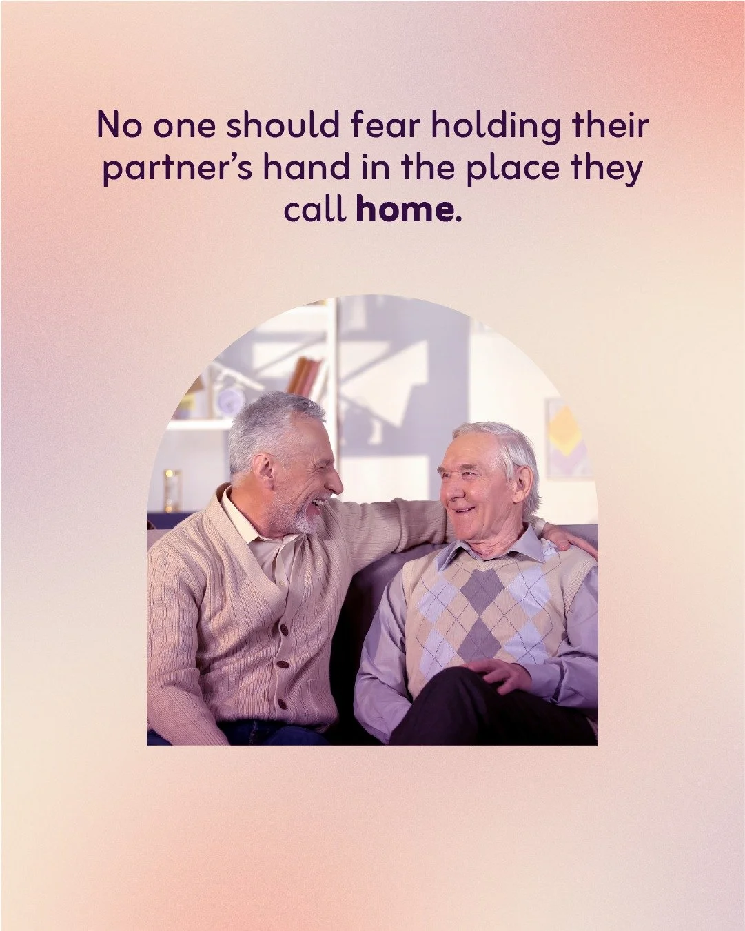 Almost half of our survey respondents (48%) say clearer anti-discrimination policies would make care homes more welcoming. 

Policies matter. Safety matters. People matter. 

RFF 2SLGBTQ+ Safety in Senior Care initiative is working to ensure dignity 