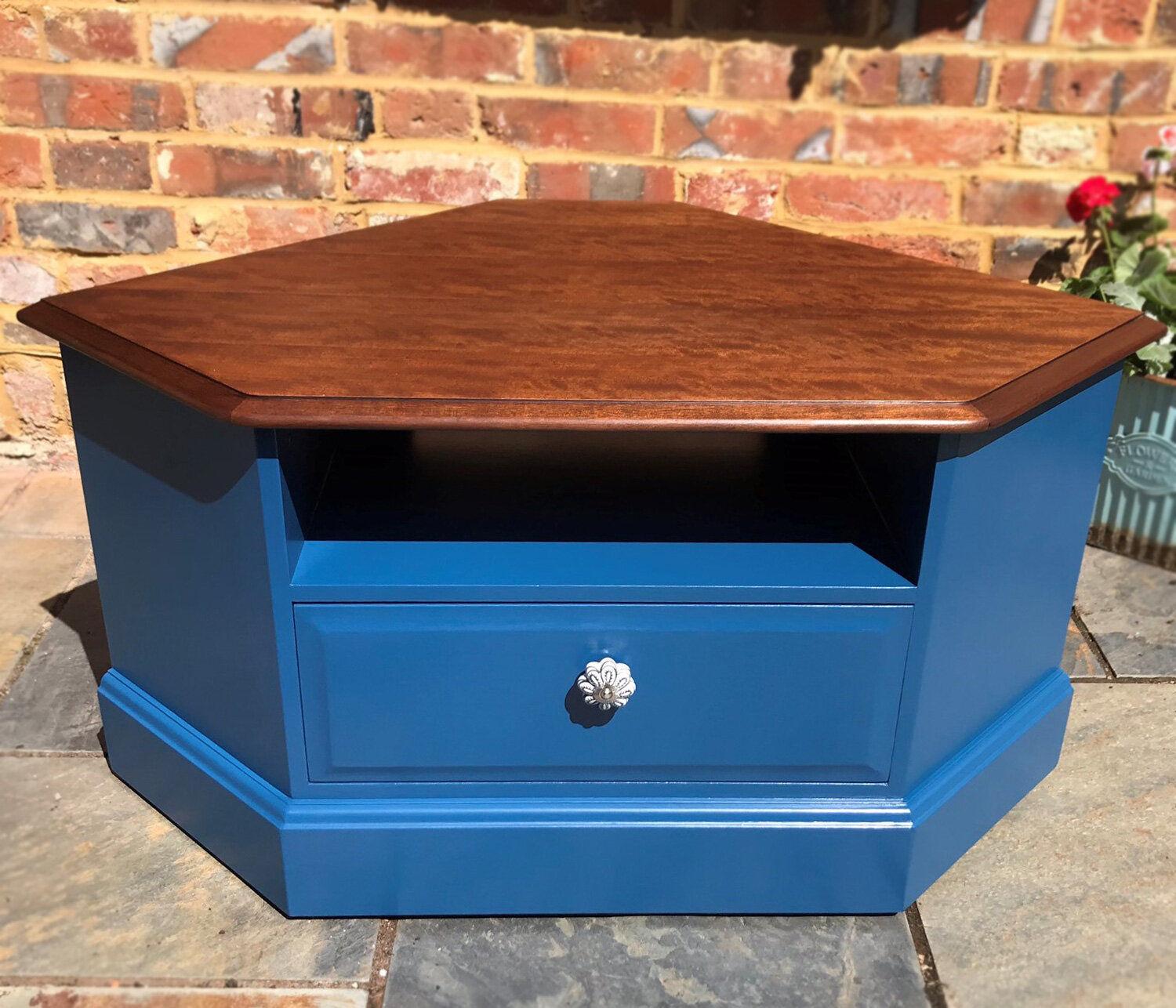 Upcycled TV corner unit - SOLD