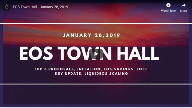 EOS Town Hall - January 28, 2019