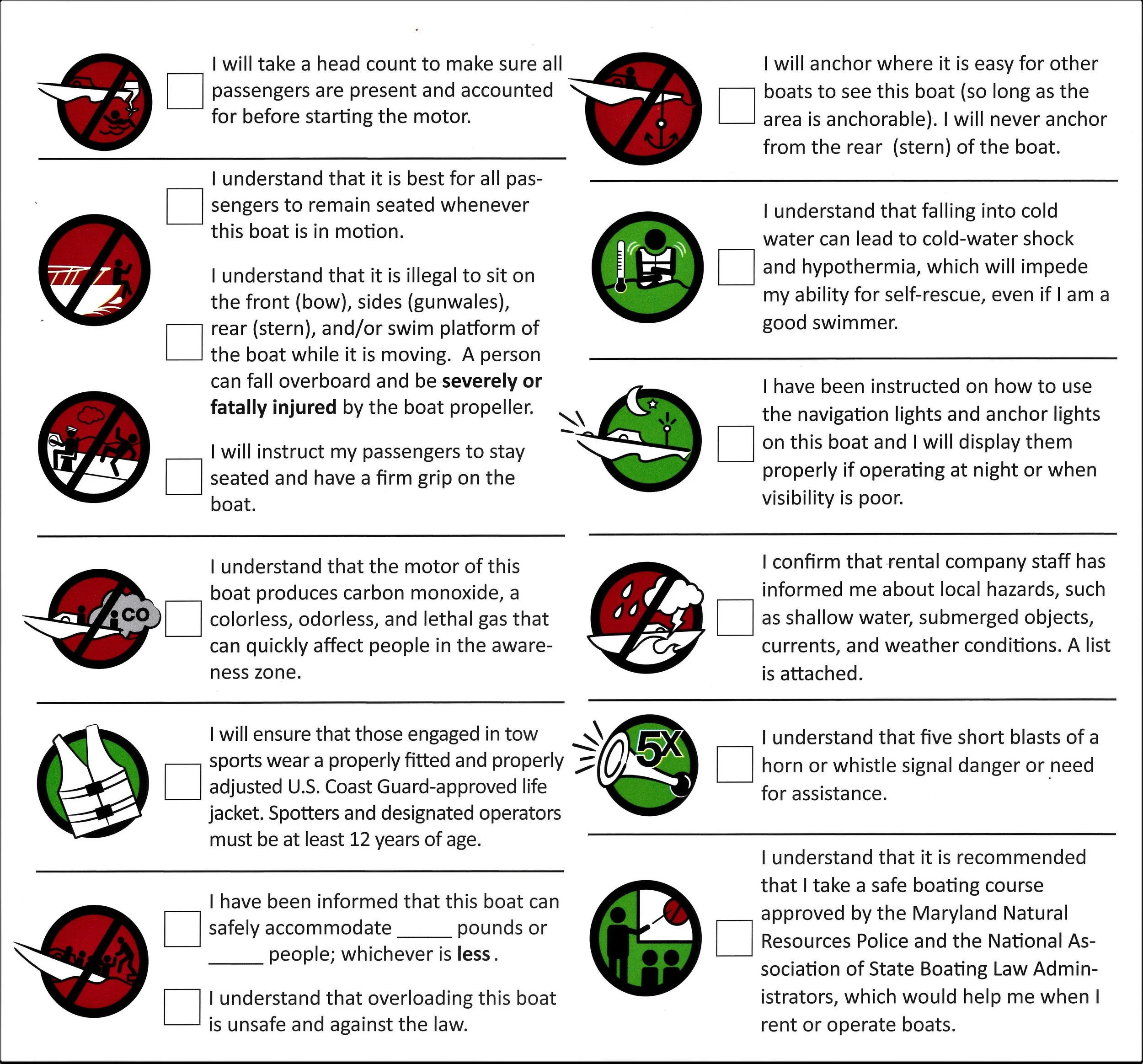 Boating Safety — Silver Tree Marine