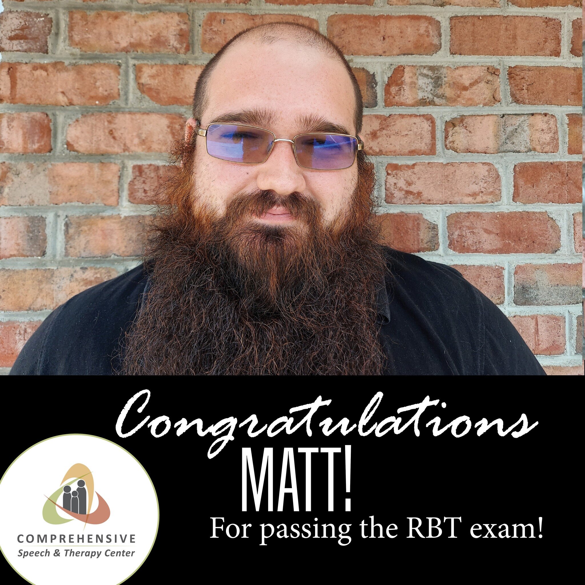 CONGRATULATIONS to Matt on passing the Registered Behavior Tech exam!