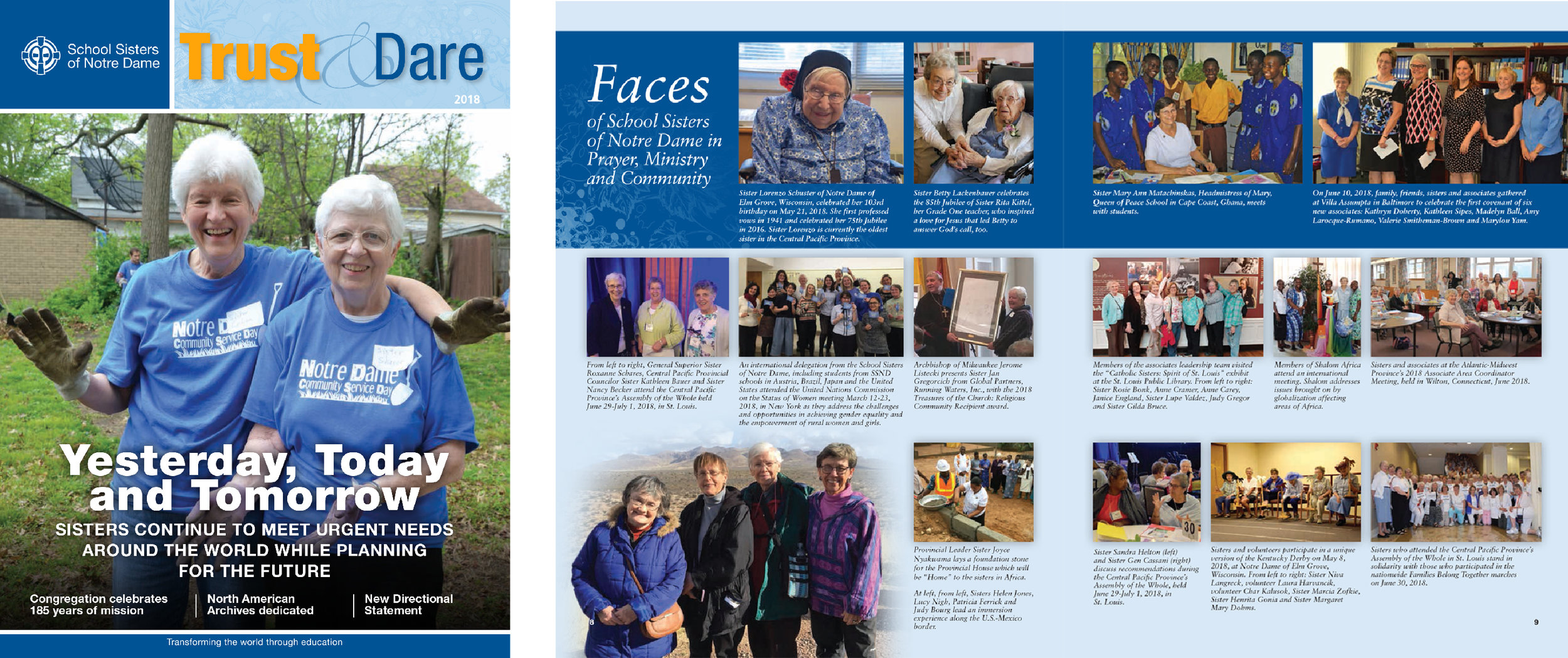 School Sisters of Notre Dame Magazine