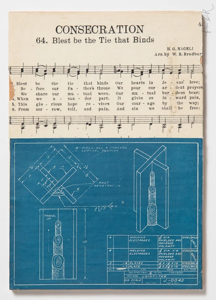  the tie that binds, mixed media 