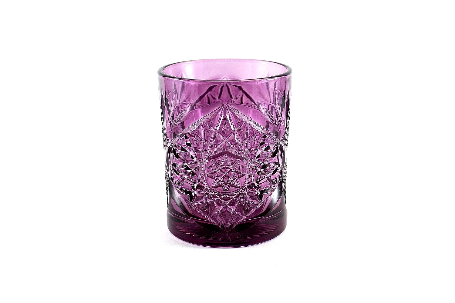 Retro Crystal Cut Glass - Amethyst