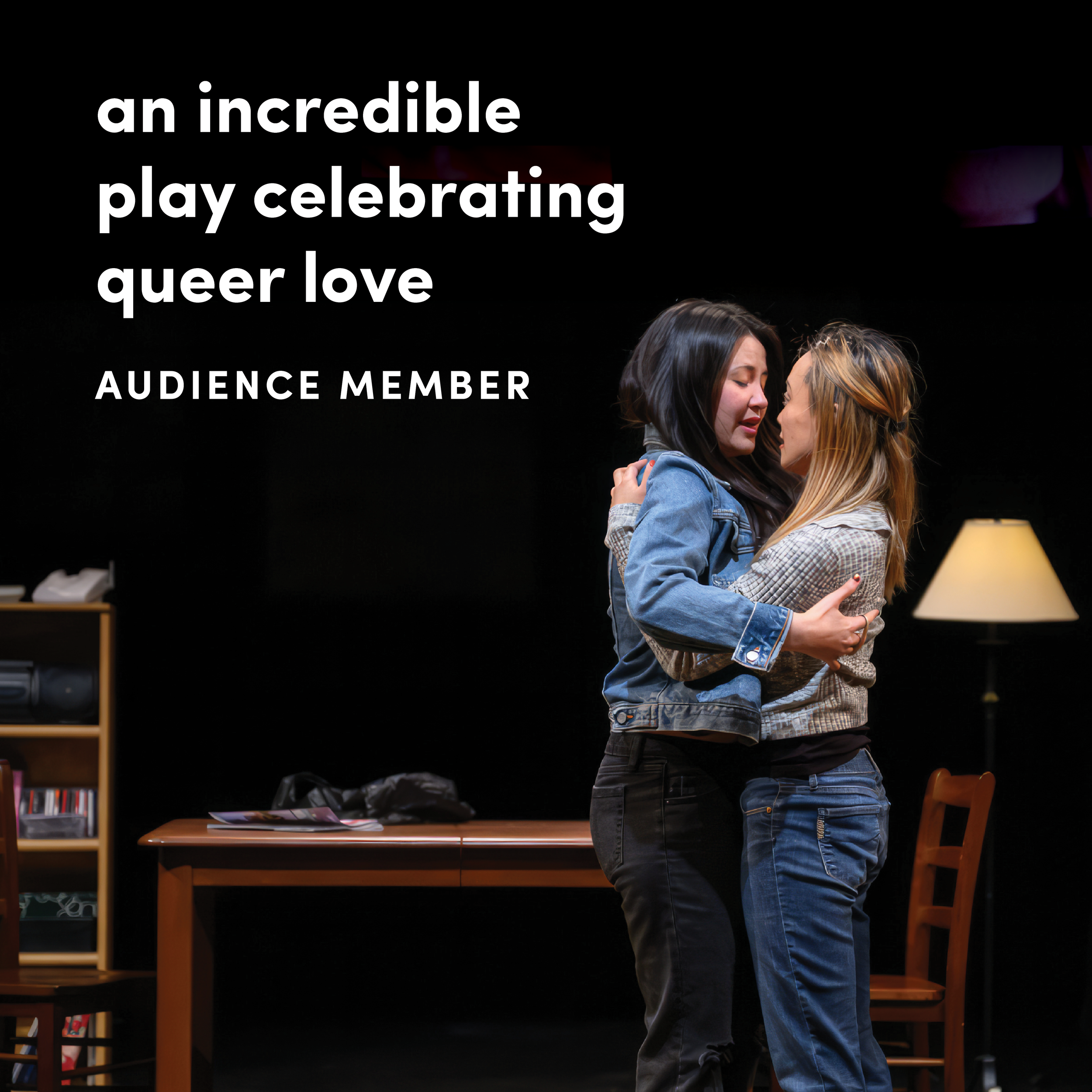 Audience members say STOP KISS is "an incredible play celebrating queer love."