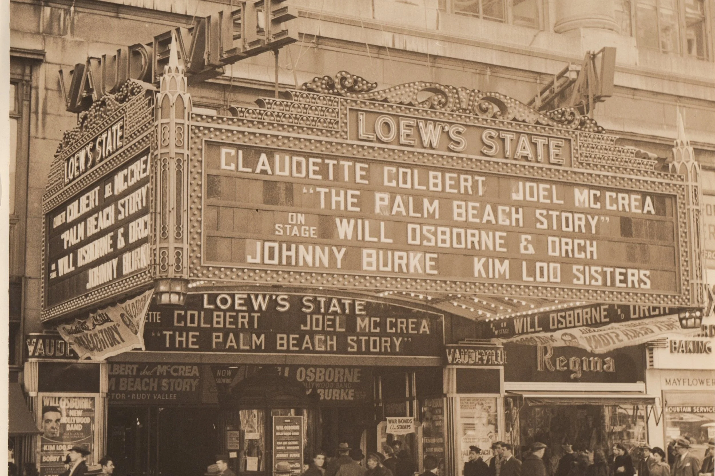 Kim Loo Sisters on the marquee