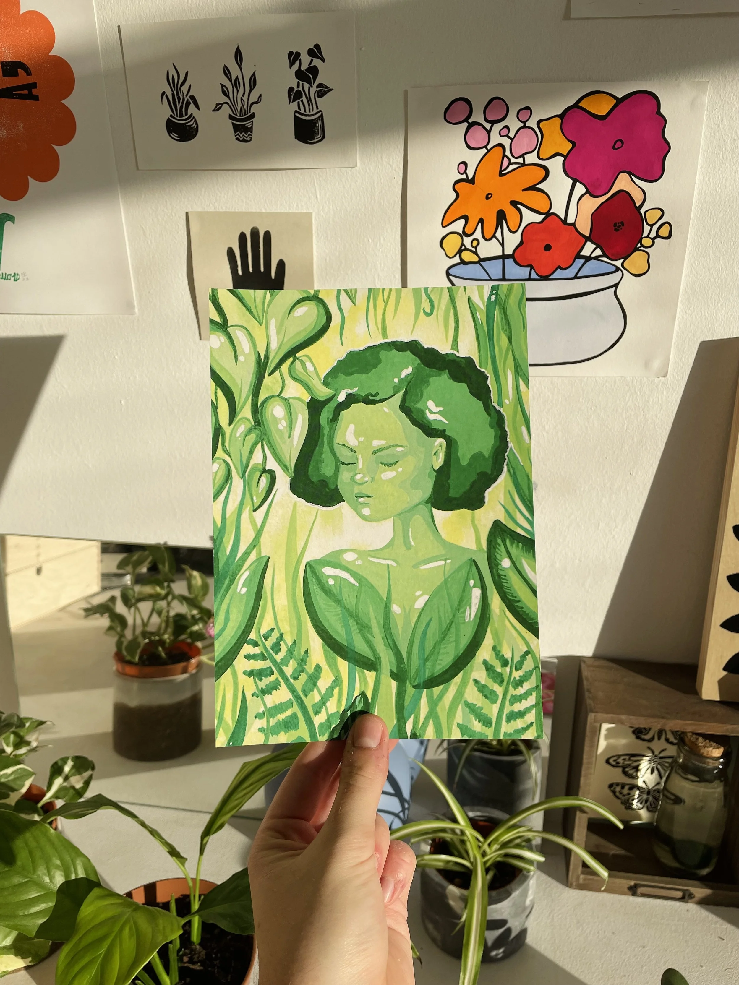 Plant Lady A5 Print
