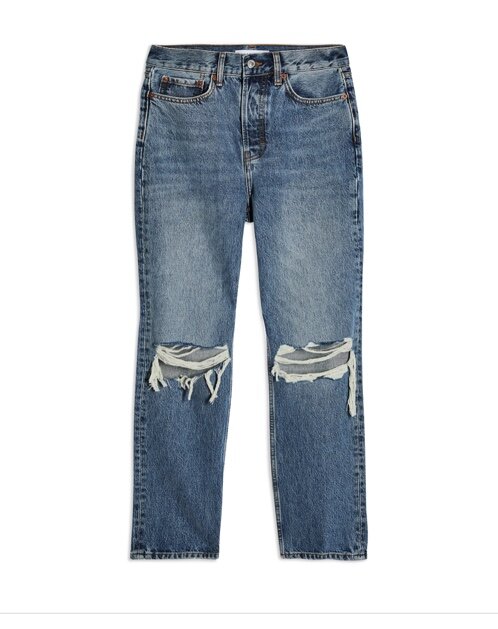 TopShop Ripped Dad Jeans