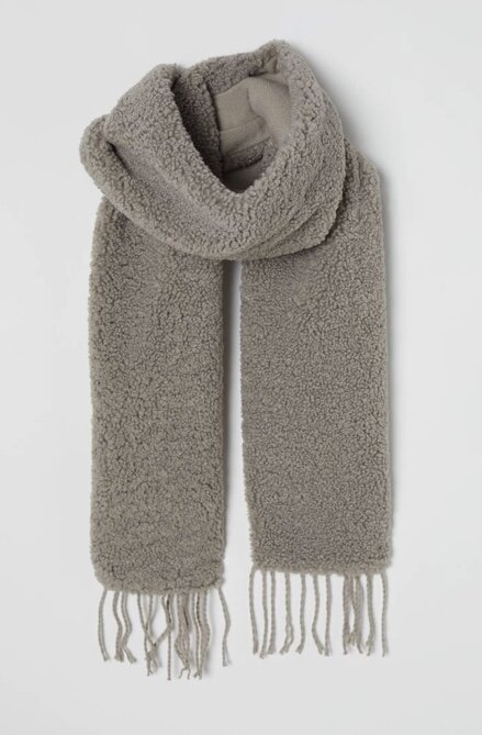 Faux Shearling Scarf