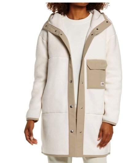 NORTHFACE Hooded Fleece Coat