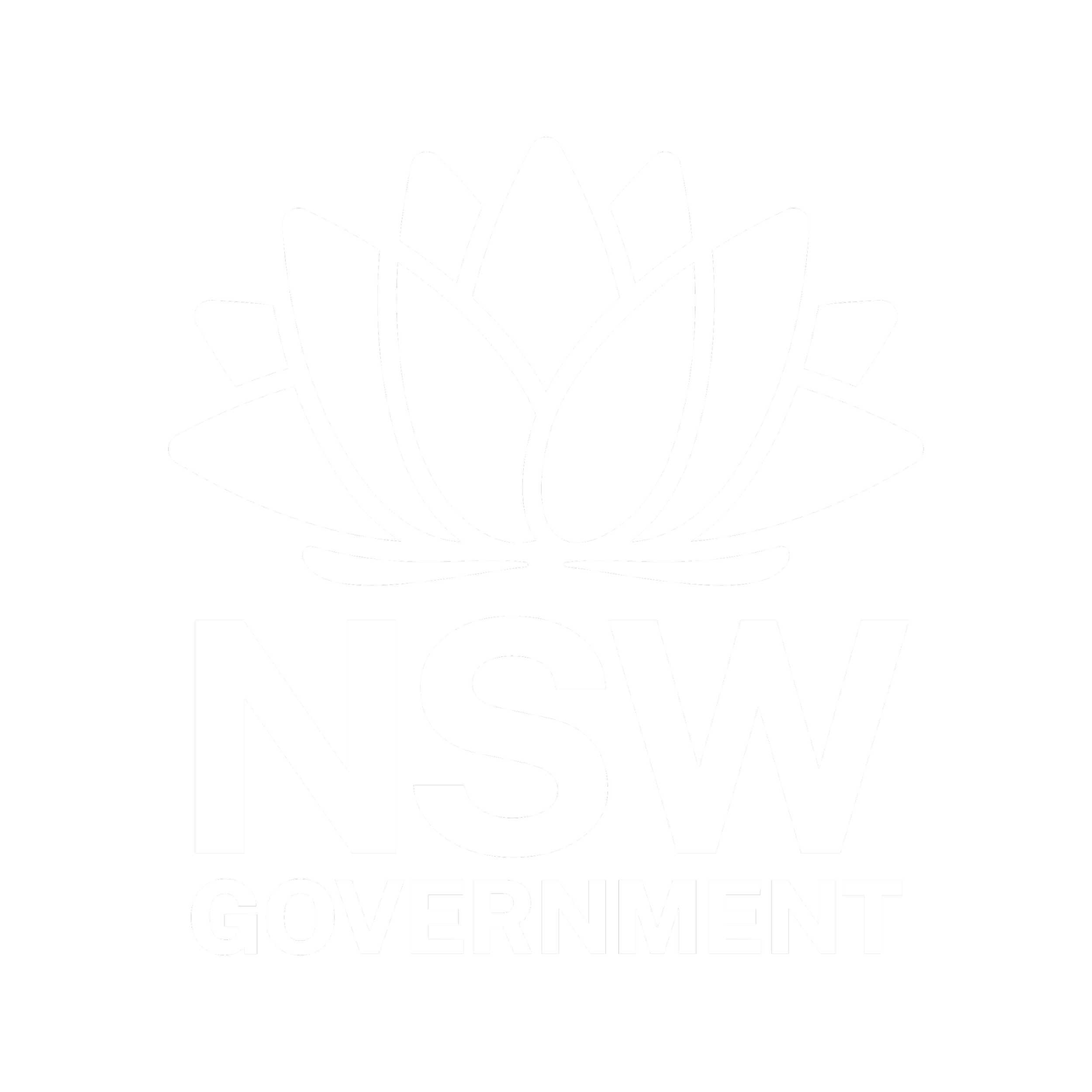 Symbolic black and white graphic of a hand holding a flower with the words "Your Government" beneath it.