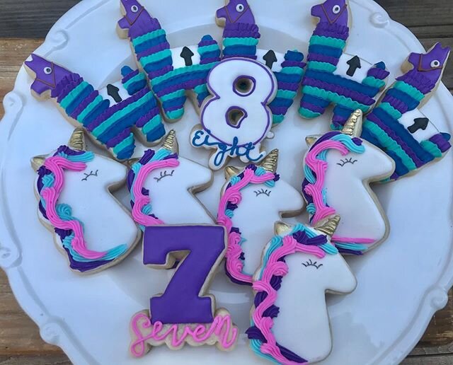 #fortnite #unicorns #customcookies #decoratedcookies #cookiesofinstagram #cookies #mainebaker