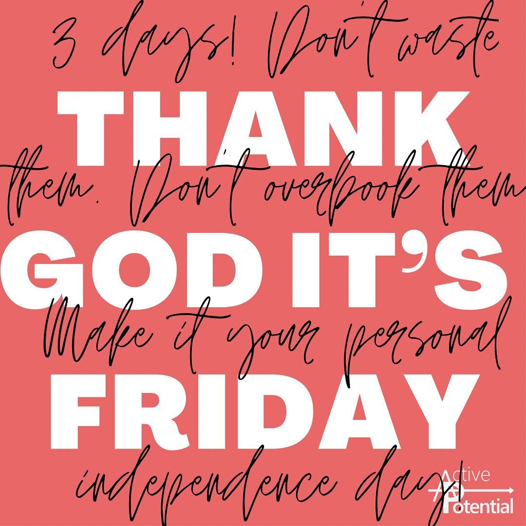 #correction. 😉
If you have a 3 day weekend, take full advantage of it. No judgement. No guilt.

#thankgoditsfriday #tgif #fridayvibes #weekend #fixmylife #journalinspiration #mindfulness #goals #goalgetter #independenceday&nbsp; #thoughtoftheday #Fr