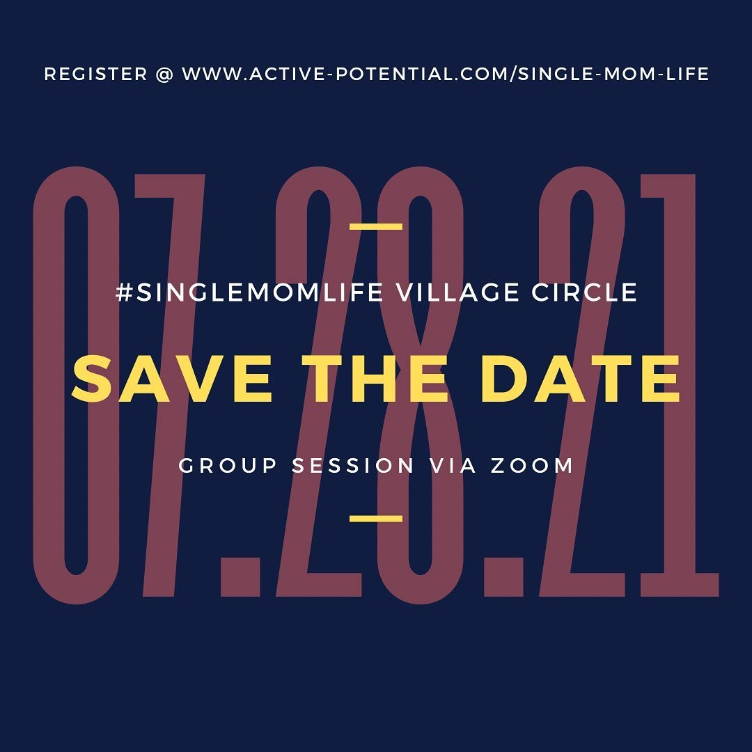 July&rsquo;s #SingleMomLife Village Circle is scheduled for July 28 @ 6pm Eastern. What will you bring to the circle? Talks about kids, parents, relationships, work, finances, and everything in between. 

#singlemom #momlife #mompreneur #momproblems 