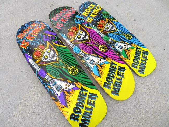 Almost Rodney Mullen スケートボード コンプリート　7.5 ALMOST Rodney Mullen Silver Lining (Metallic) R7 7.75