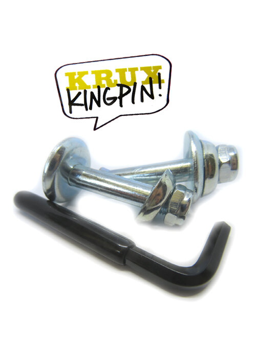 Skateboard Grindking Style King Pins Pack of 2 KRUX Down Low King Pins 