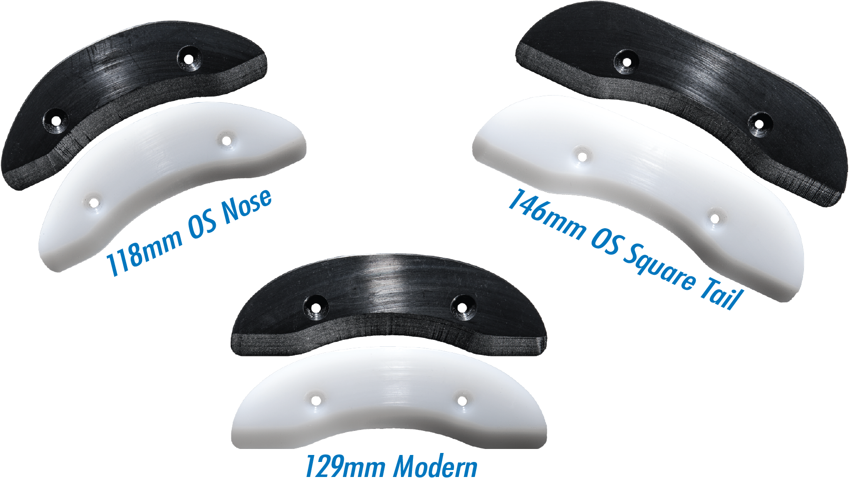 SEISMIC Modern Skid Plate 5" / 128mm (WHITE) — skateboards