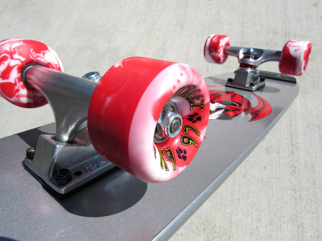 Powell Peralta Welinder Freestyle 7.25 Silver Skateboard Deck