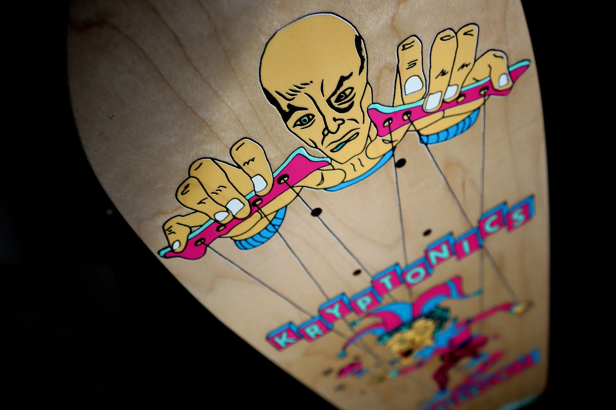 KRYPTONICS Denny Riordon Jester Limited Edition 7.3”x28” GLOW