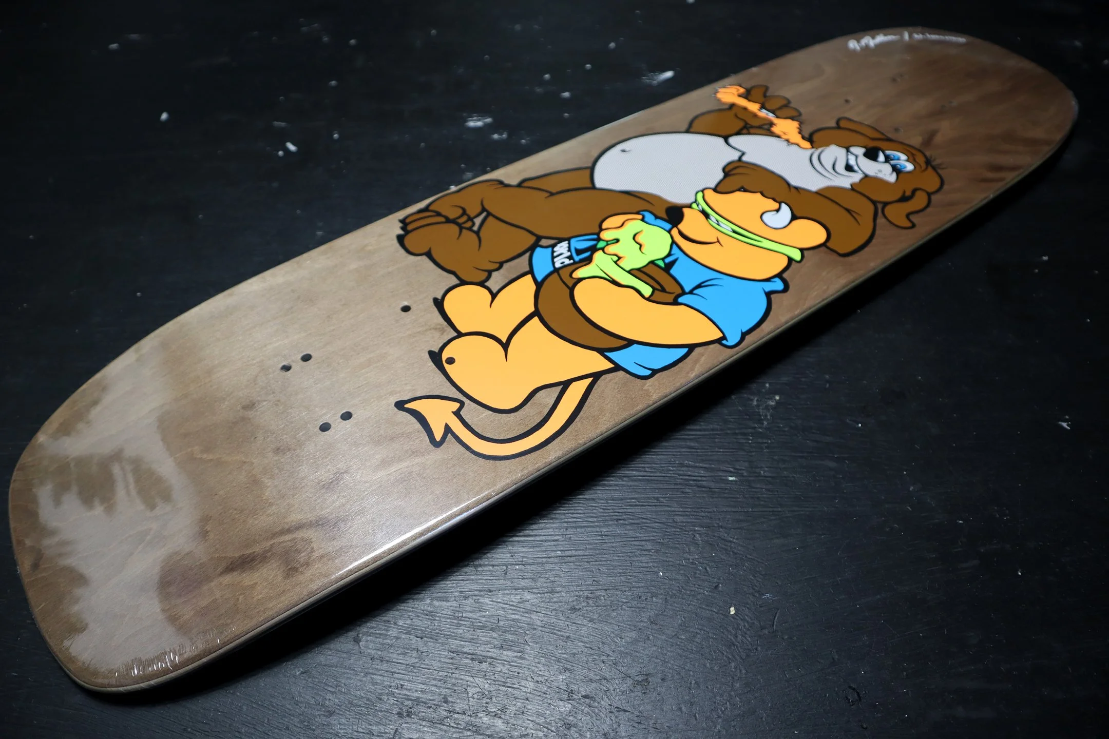 WORLD INDUSTRIES Rodney Mullen FREESTYLE bear 7.375 x 28.5