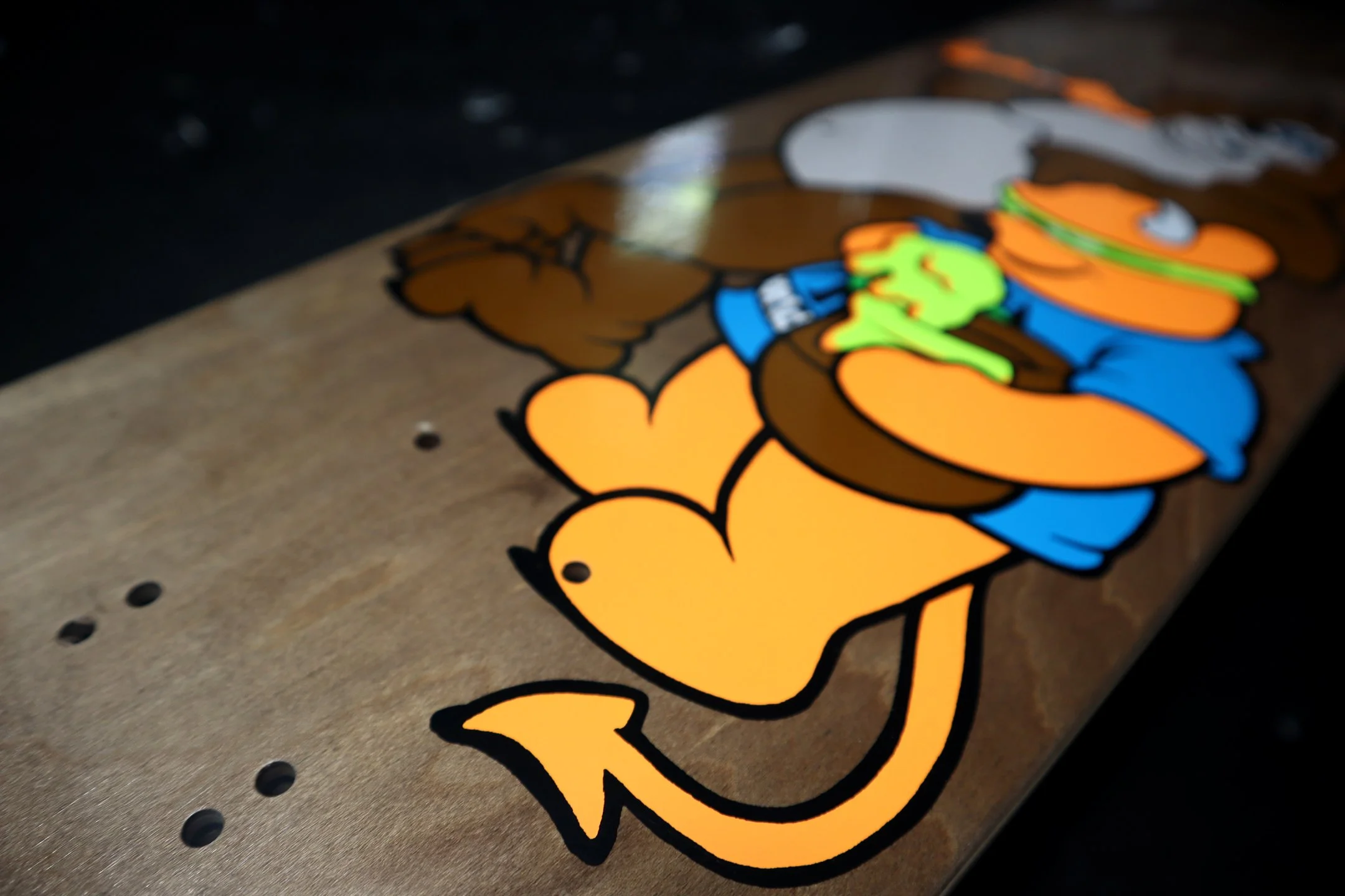 WORLD INDUSTRIES Rodney Mullen FREESTYLE bear 7.375 x 28.5