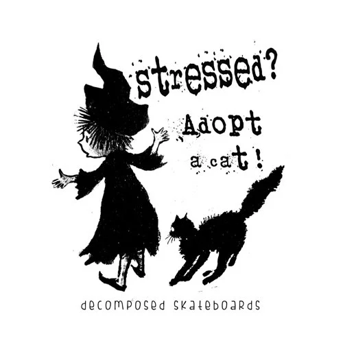 DECOMPOSED stressed cat 3.5"