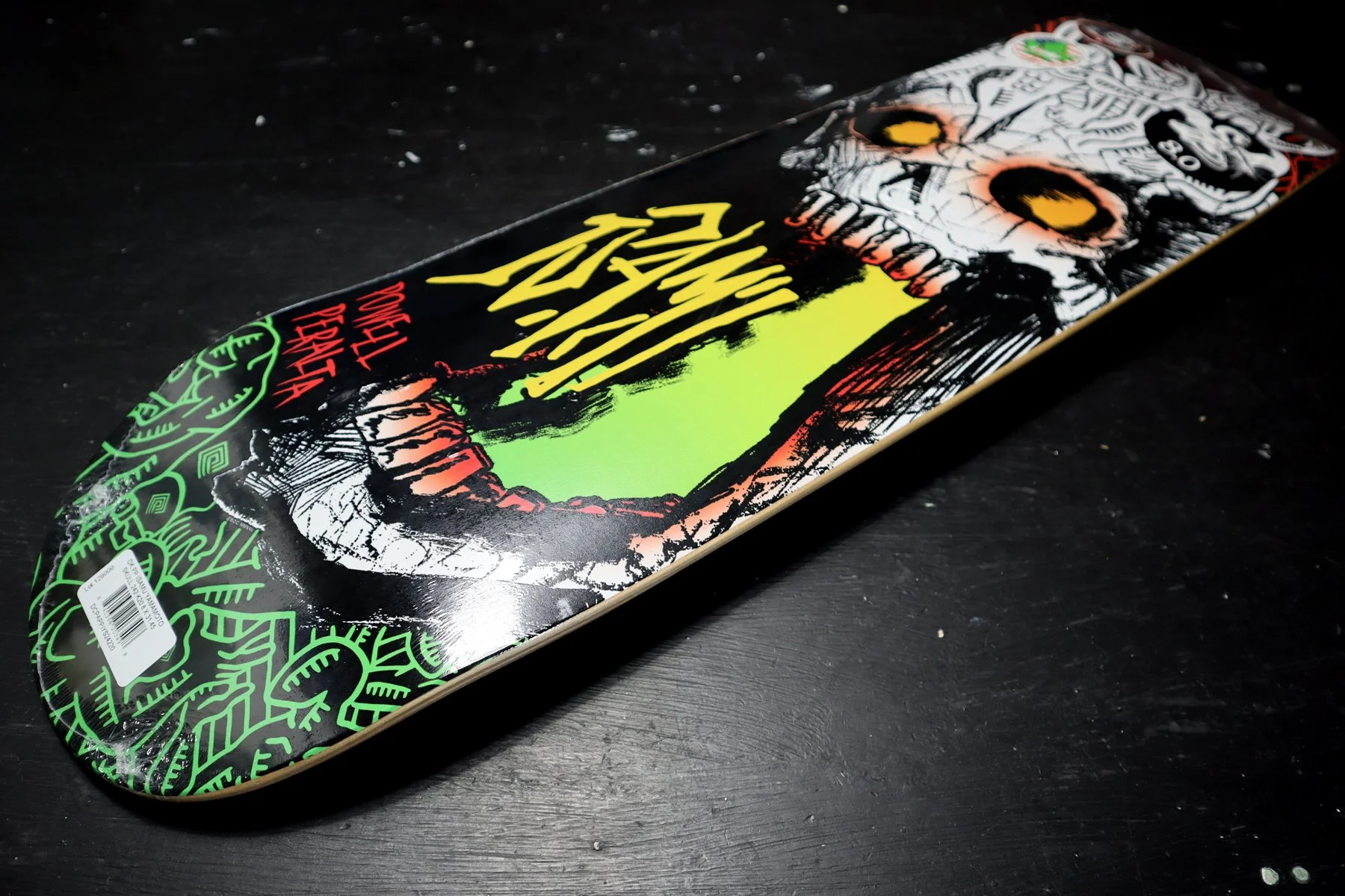 Powell Peraltta Isamu Yamamoto スケボー Powell Peralta 8 x 31.45 Isamu Yamamoto Skull — decomposed