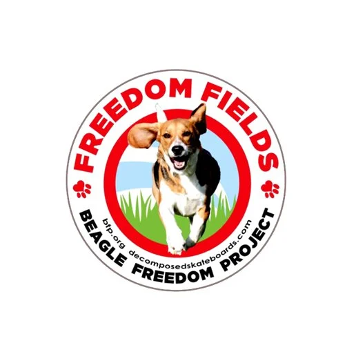 DECOMPOSED/BFP Freedom Fields sticker 2.75"