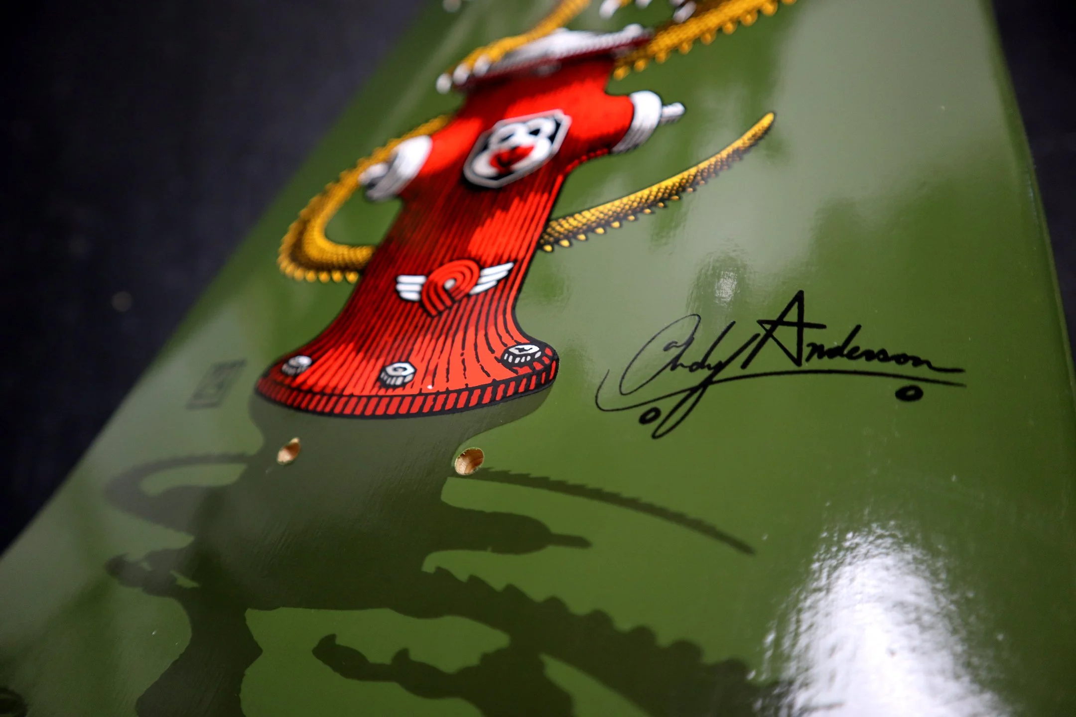 Powell Peralta Pro Andy Anderson Hydrant 7-Ply Maple 8.45 x 31.8