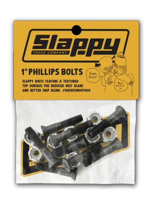 Slappy 1" TEXTURED Phillips Bolts