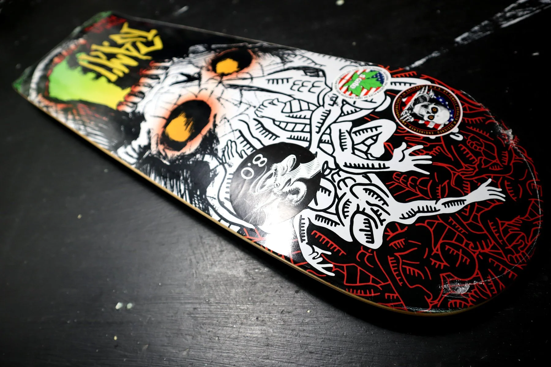 Powell Peraltta Isamu Yamamoto スケボー Powell Peralta Isamu Yamamoto Skull Skateboard Deck - Shape 242