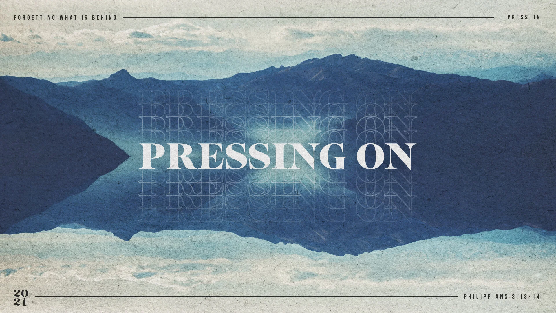 Pressing On