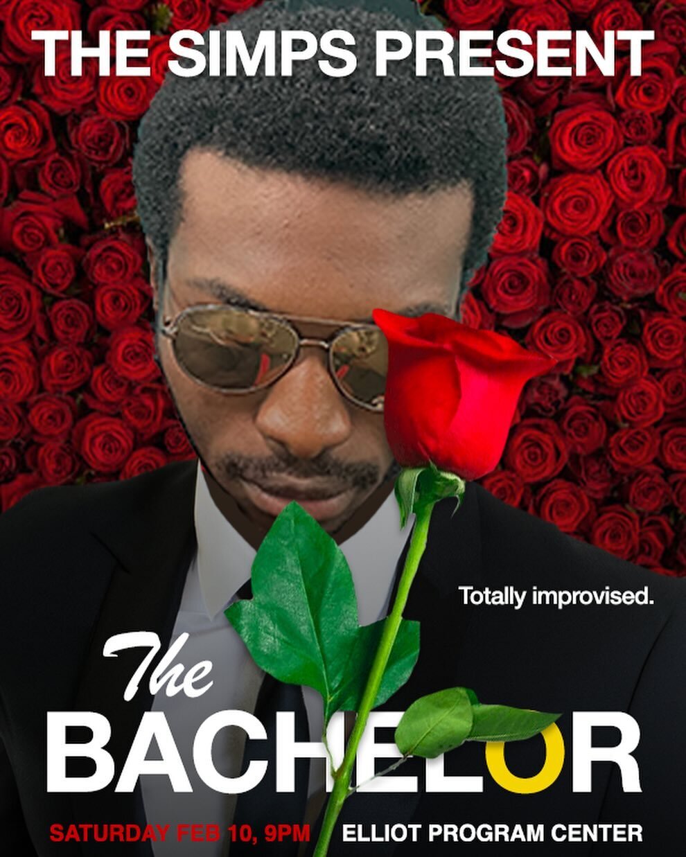 The SImps Present: Improvised Bachelor

DaDUH daDUH daDUH daDUH. That&rsquo;s the sound of my heart beating right now...because coming this Saturday is the greatest improvised romance of all time. Romeo and Juliet, Lancelot and Guinevere, Paris and H