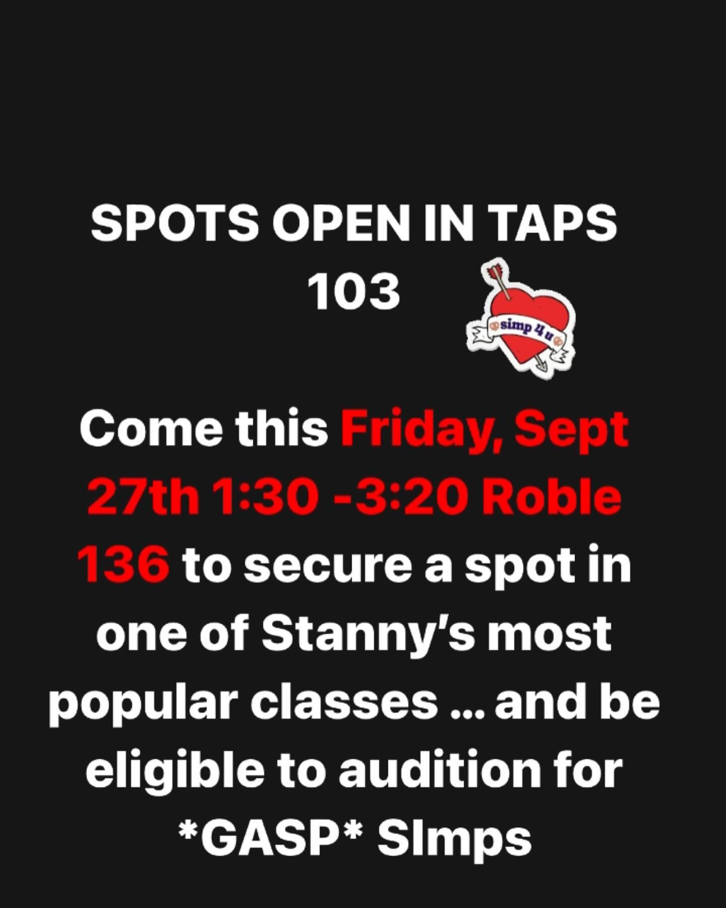 WE HAVE AUDITIONS THIS WINTER SO TAKE THE CLASS. Yeah. Ur reading it right. LETS SEE U THERE!!! 

If you can&rsquo;t take the class, join our IMPROV TIME on Sundays 10:30:12:30 in d school studio 1 to also be eligible to audition this winter. Dm if y
