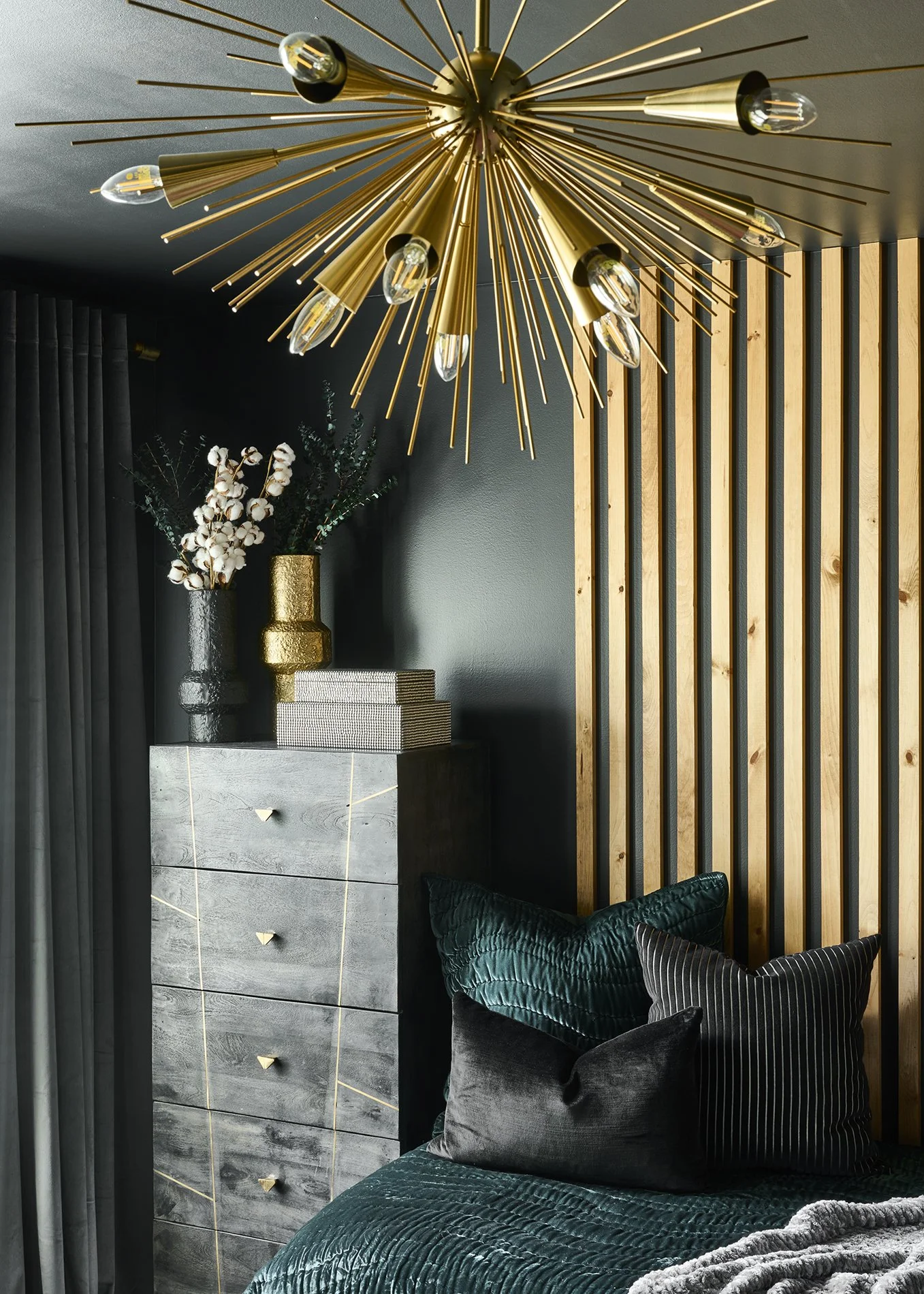 local-interior-designer-Atlanta-work-from-home-bedroom-man-cave-nadeau-furniture-marrietta-west-elm-lighting