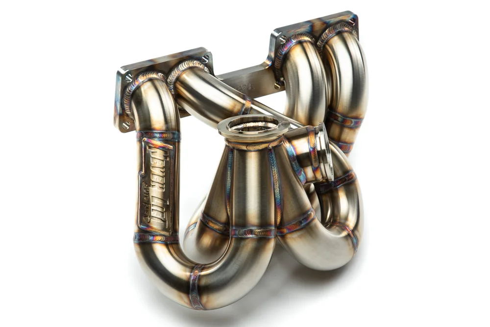 Cast Iron Turbo Manifold For 89-90 240SX S13 KA24E - Top Mount T3 Flange (1 Year Warranty)