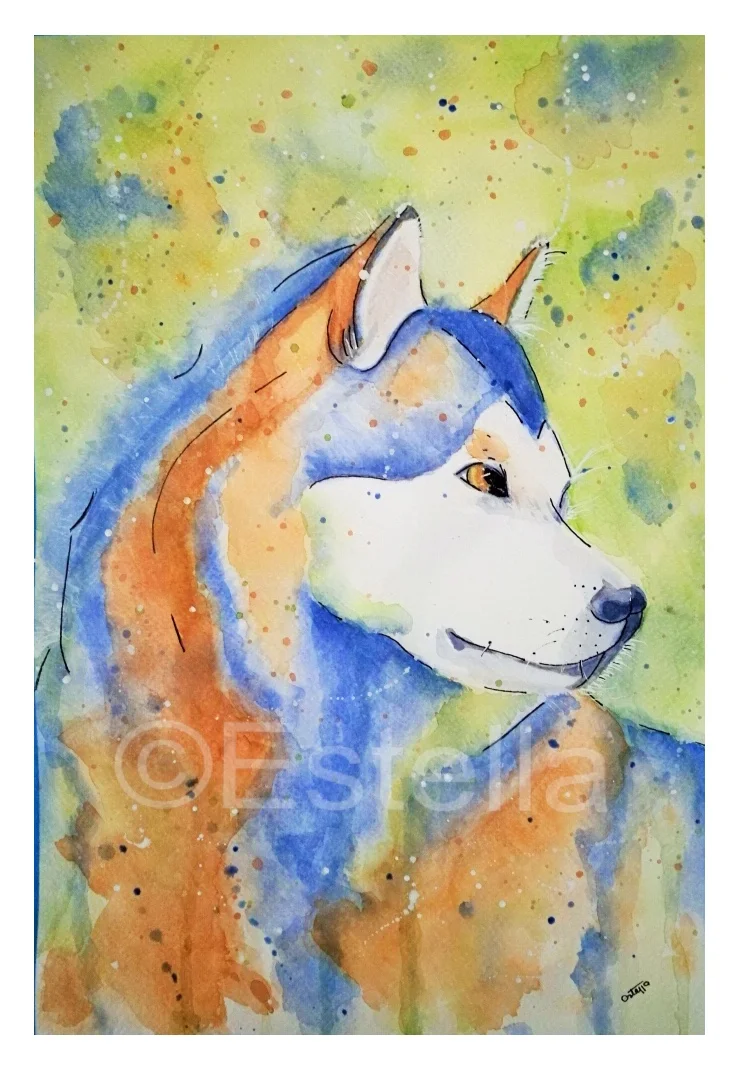 Lobo - Watercolour and Ink