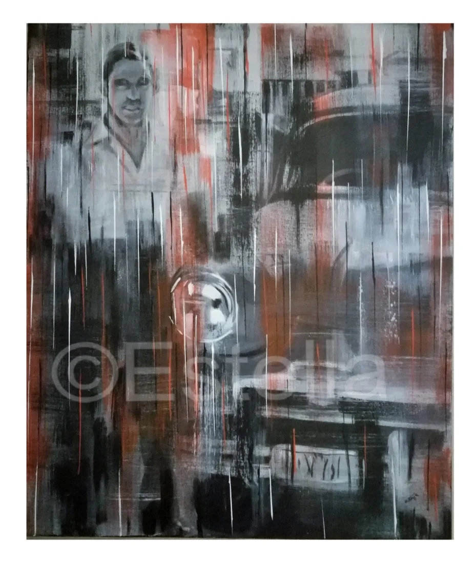 Willem's Car - Acrylic on Canvas
