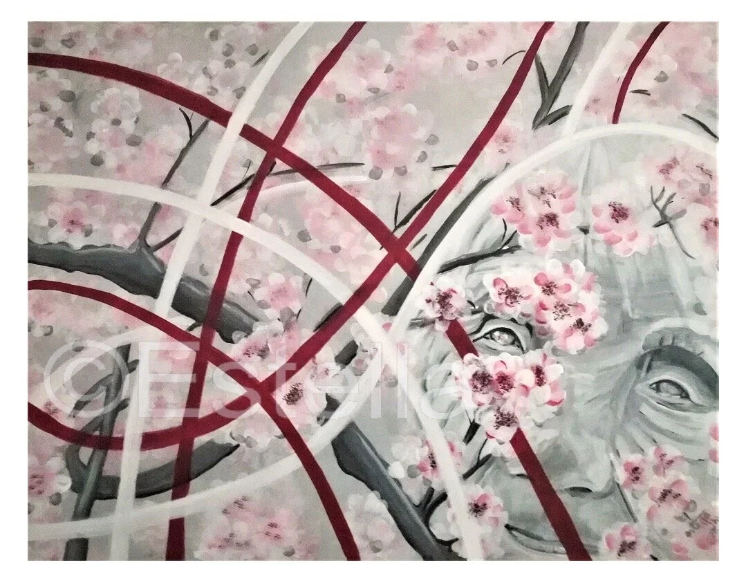 Unseen Beauty- Acrylic Painting on Wood Panel 