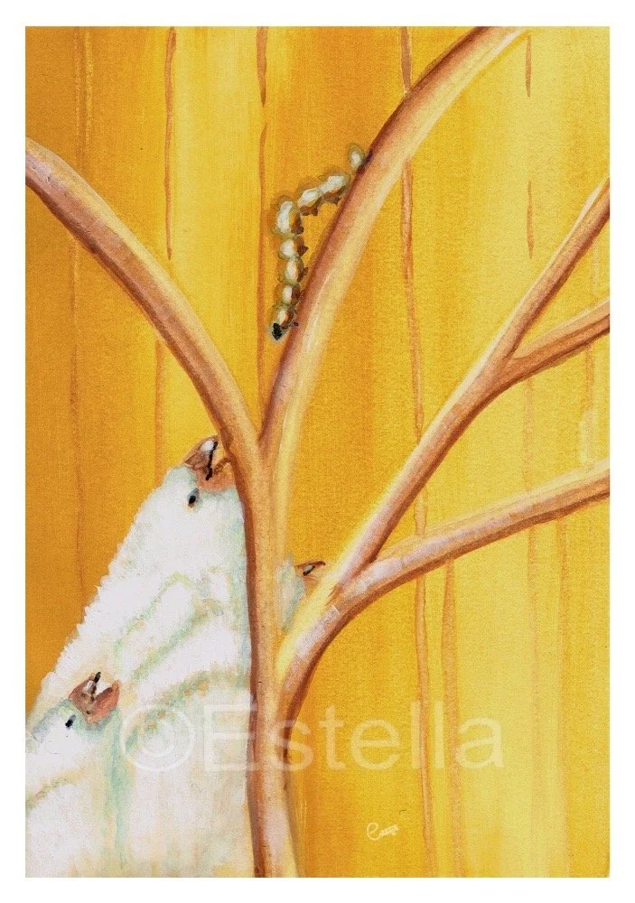 A Branch too far – Gouache Painting