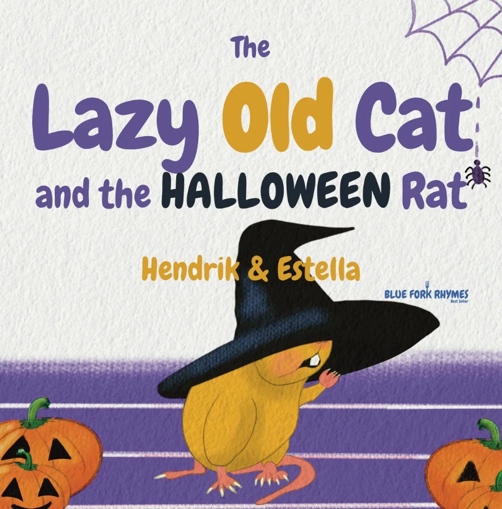 Free with Kindle Unlimited - The Lazy Old Cat and the HALLOWEEN Rat: Children's rhyming picture book (Blue Fork Rhymes)