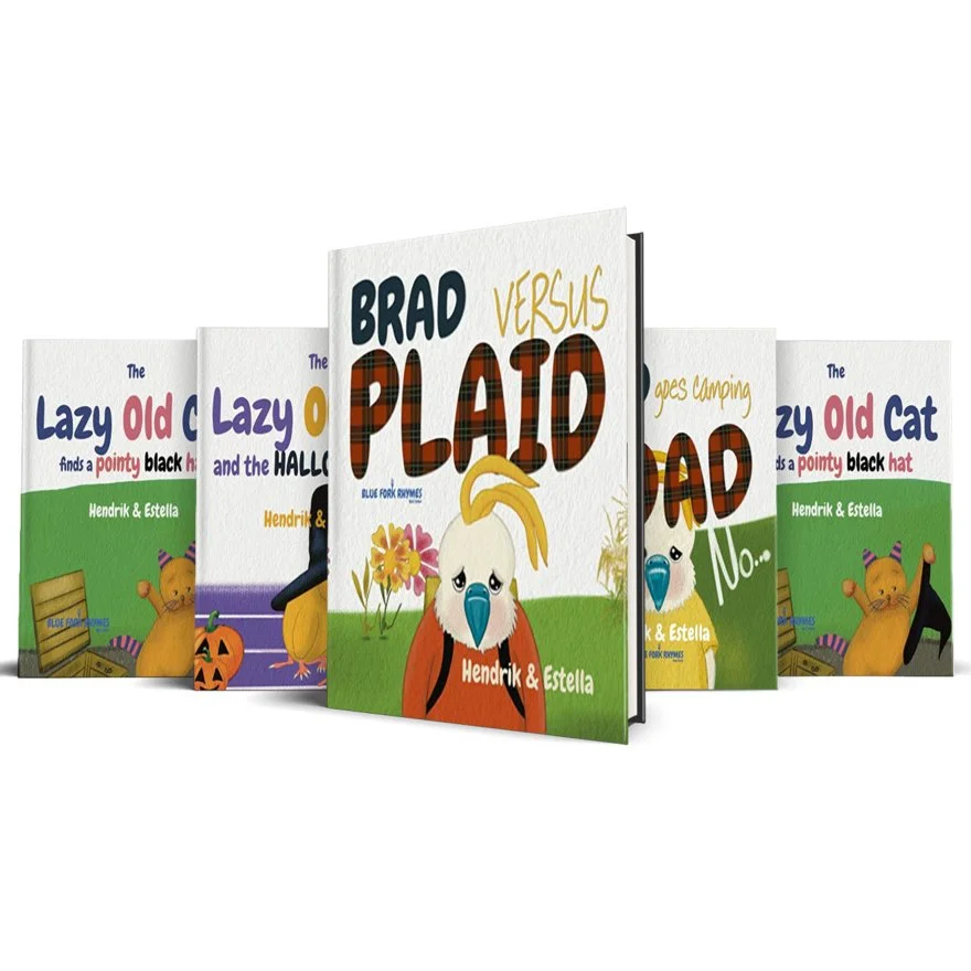 Blue Fork Rhymes illustrated children’s series now free with kindle unlimited subscription
