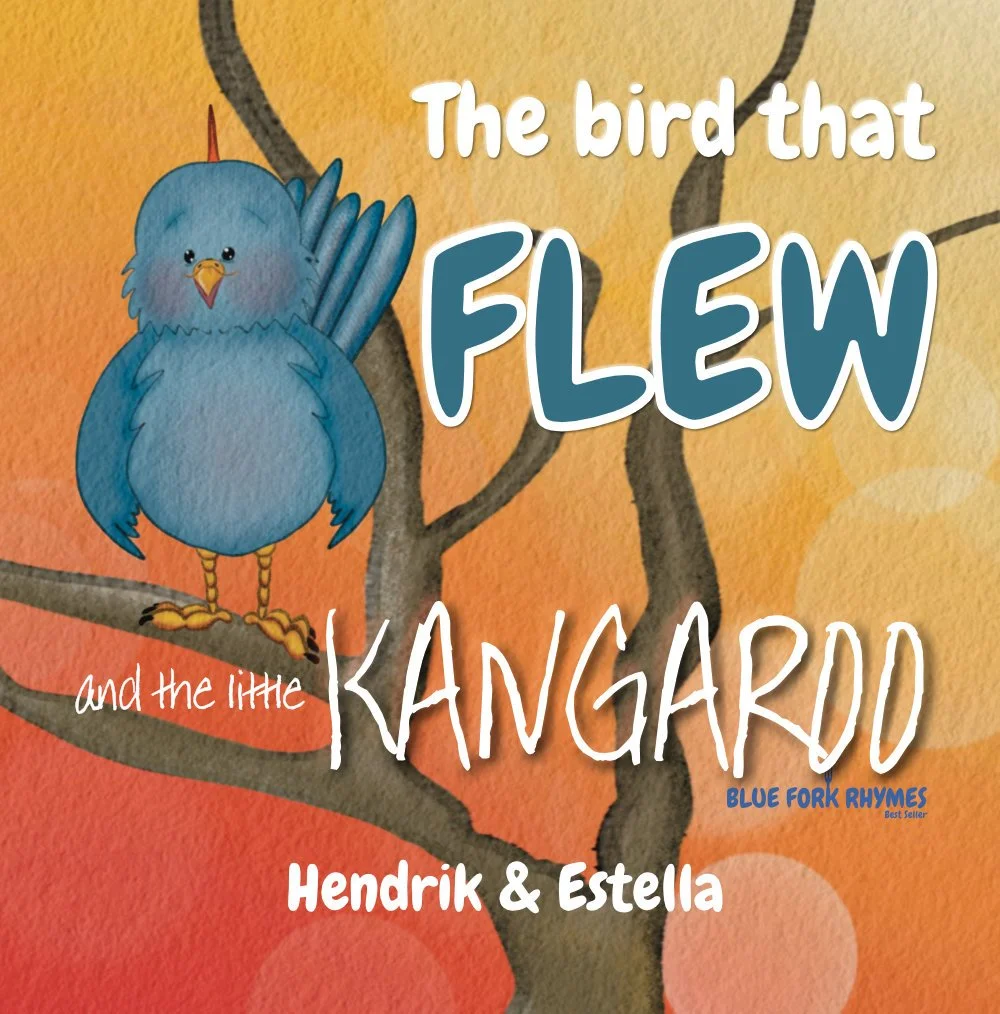 The bird that FLEW and the little KANGAROO - (New Release) Blue Fork Rhymes Picture books