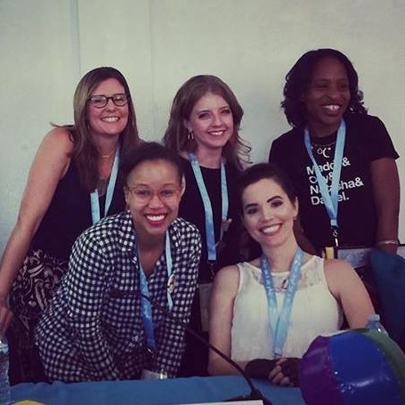 YALLWEST "Tough Topics" panel with Marie Marquardt, Nicola Yoon, Dhonielle Clayton, and Abigail Johnson